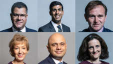 (Top-left to bottom-right): Alok Sharma; Rishi Sunak; George Eustice; Andrea Leadsom; Sajid Javid; and Theresa Villiers have all been in in the spotlight as Boris Johnson wields the axe at his Cabinet